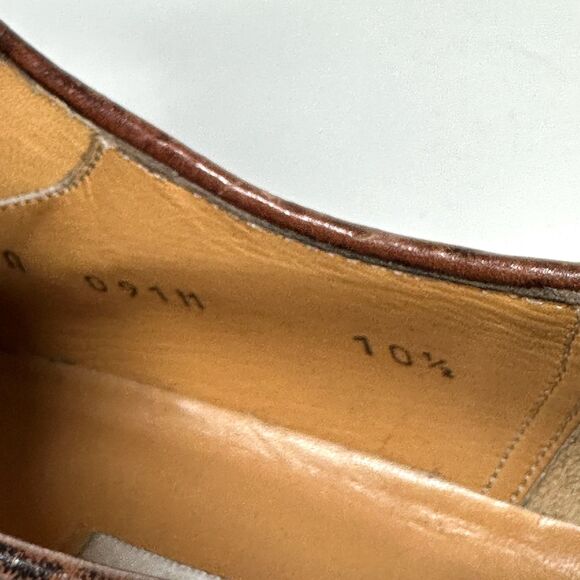 Mezlan Shoes Brown Leather Men’s Size 10.5 Dress Lace Cordoba Made In Spain main image 9